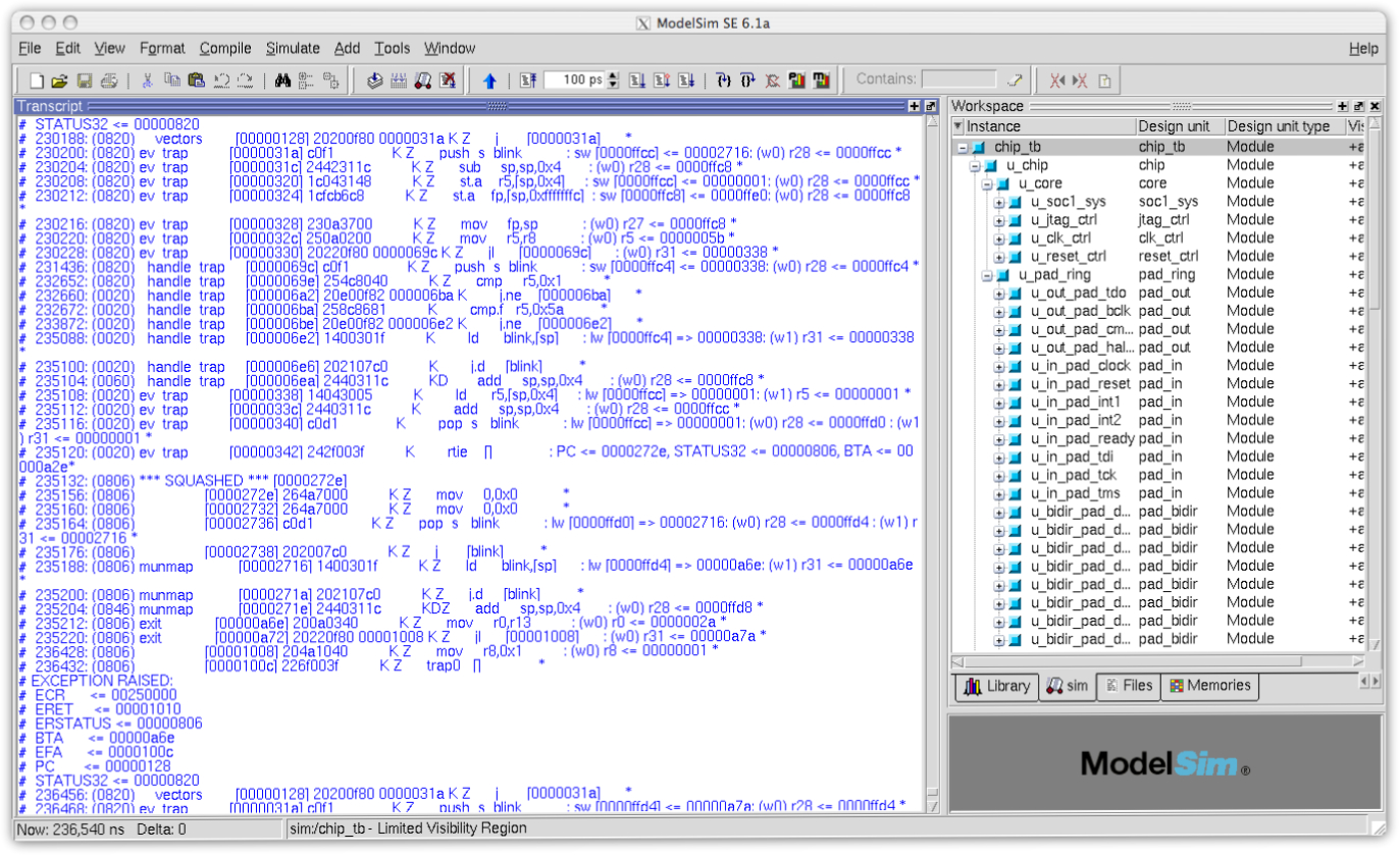 Verilog Tutorial Using Modelsim