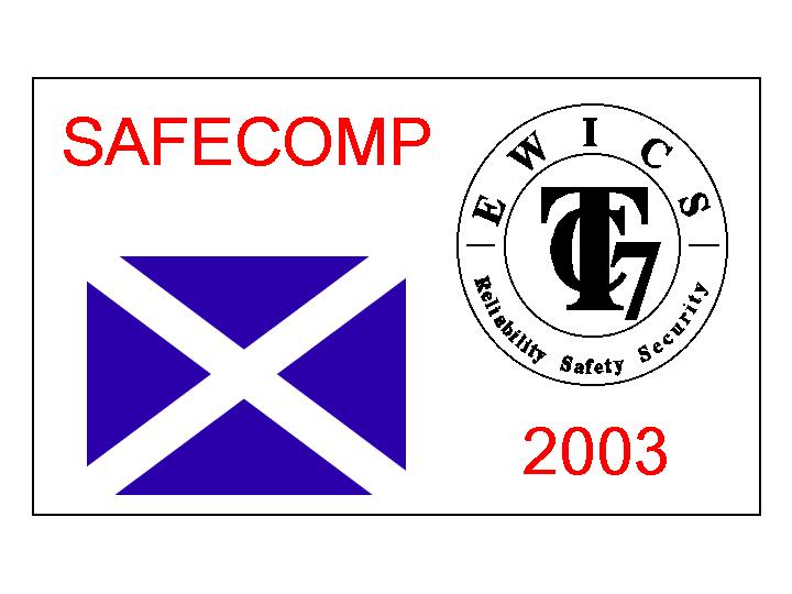 SAFECOMP 2003 logo