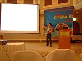 Francois Bodin giving a keynote speech