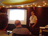 Grigori Fursin presenting at HiPEAC conference