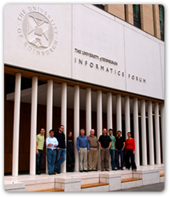 PASTA members from left to right - Igor Böhm, Freddie Qu, Richard Bennett, Oscar Almer, Nigel Topham, Mike Williams, Björn Franke, Alastair Murray, Georgios Tournavitis, Marcela Zuluaga